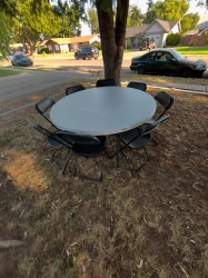 538788537 17962734395973558 7472260838776076785 n 1758840137 6FT Round Table(WHITE)