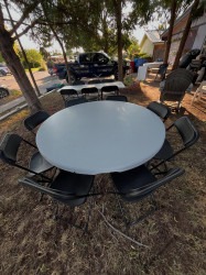 6FT Round Table(WHITE)